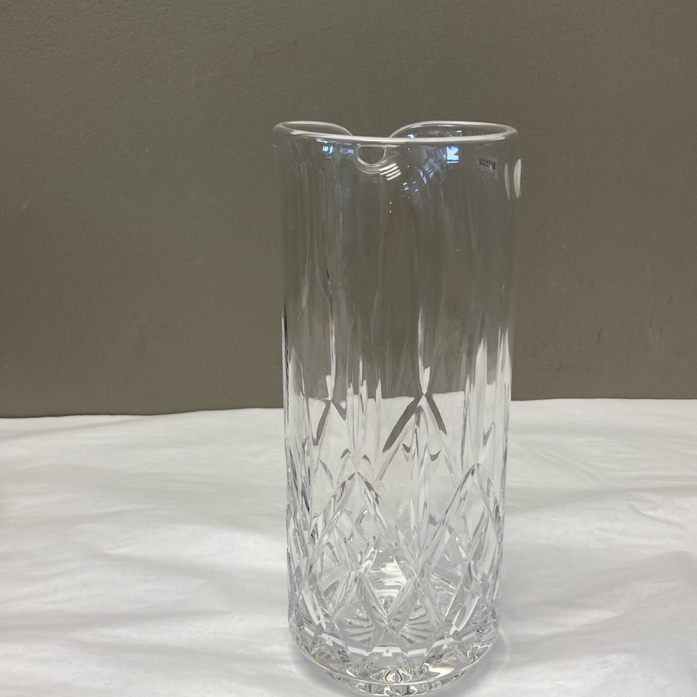 Crystal Clear Glass Pitcher